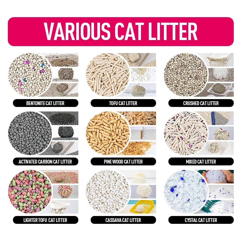 OEM ODM Catlitter Factory Wholesale Customized Fragrances Broken Ball Shaped Clumping Cat Litter Sand