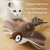 Innovative USB Rechargeable Cat Toy with Fluttering Wings and Automatic Motion Sensor for Stimulating Feline Natural Hunting