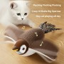 Innovative USB Rechargeable Cat Toy with Fluttering Wings and Automatic Motion Sensor for Stimulating Feline Natural Hunting
