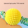 Pet Toys TPR Sound Corn Ball Knot Dog Molar Teeth Cleaning Puppy Toy Ball 90g Small Dog