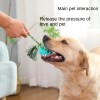 Pet Toys TPR Sound Corn Ball Knot Dog Molar Teeth Cleaning Puppy Toy Ball 90g Small Dog