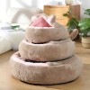 ZYZPET Plush Pet Cat Bed Round Cat House 2 in 1 Warm Cat Basket Sleep Bag Nest Kennel for Dog