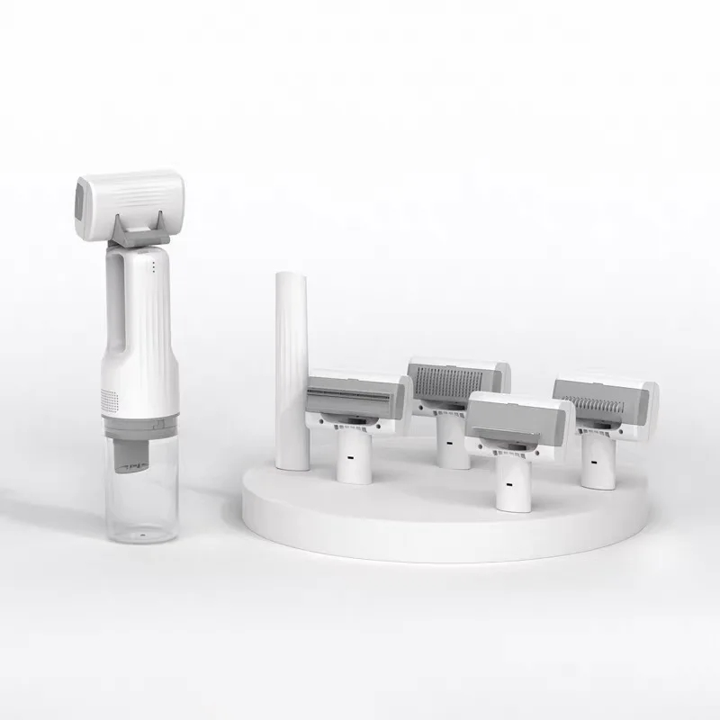 Wireless Portable Electric Dog Pet Brushes Comb Grooming Hair Removal Vacuum Cleaner Dog Vacuum Grooming Dog Grooming Vacuum Kit