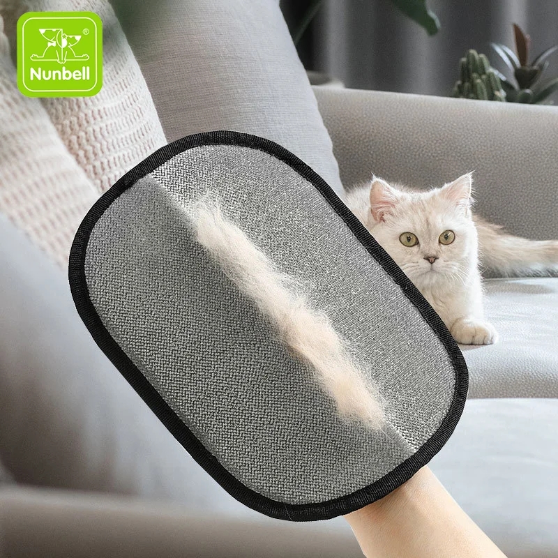 Reusable Cat Hair Removal Tool Portable Pet Grooming Gloves for Dogs Eco-Friendly Easy to Use Electrostatic Pet Gloves Wipes