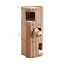 Enclosed Cat House Indoor Green Cat Climbing Frame Nest Cat Bed
