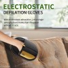 Custom Super Thick Pet Dog Hair Remover Foam Electrostatic Glove Brush Easy Cleaning Portable Long Plush Animal Cat Hair Brush