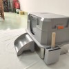 Heavy-Duty Stainless Steel Cat Litter House   Fully Enclosed  Easy Clean  Ultra Private